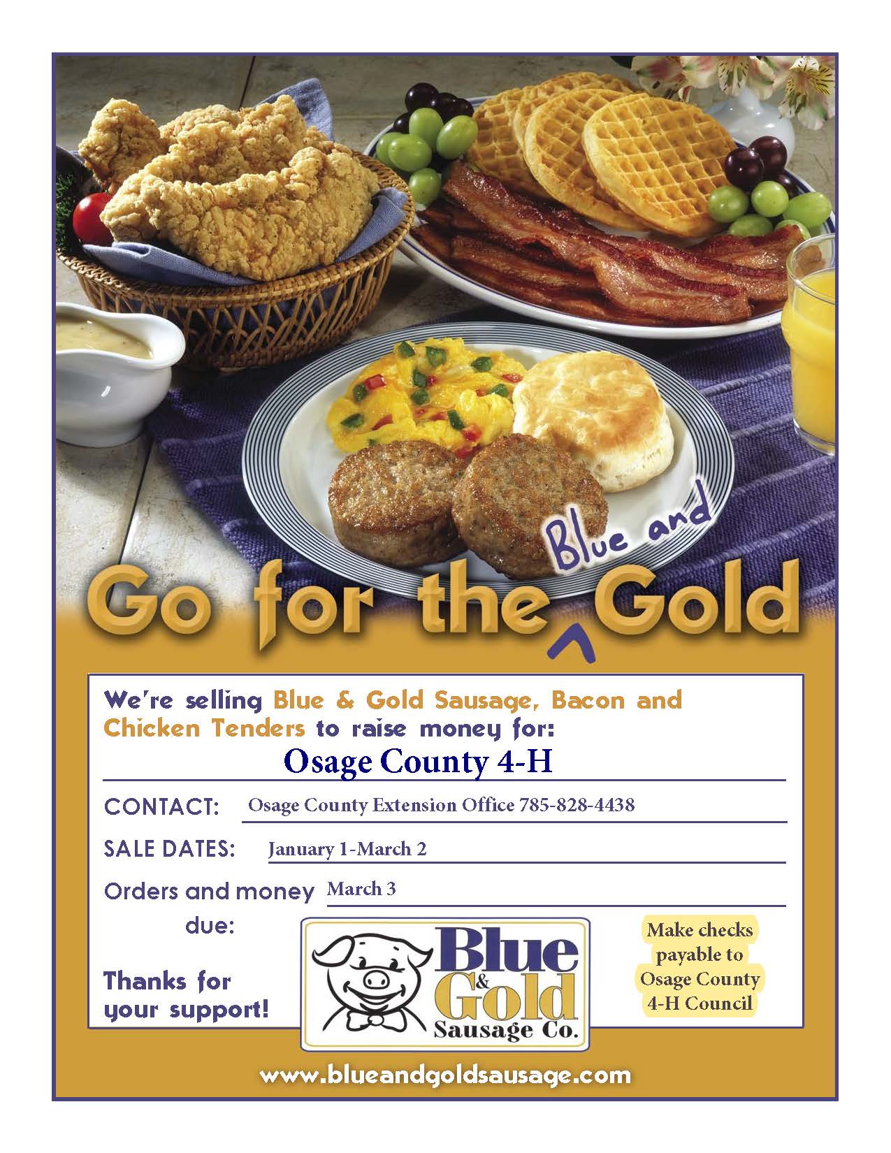 Osage County Blue & Gold Fundraiser