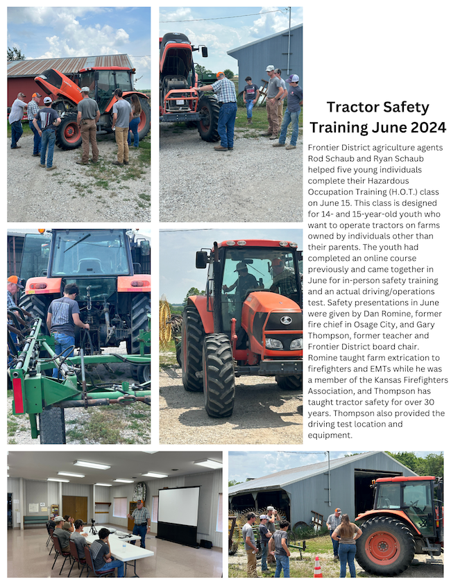 Tractor Safety Training June 2024